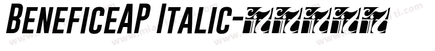 BeneficeAP Italic字体转换